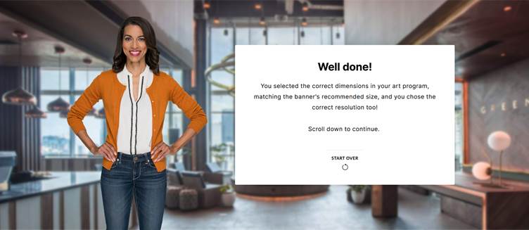 Scenario in Articulate Rise.