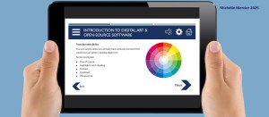 The eLearning course can be used on tablets.